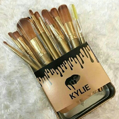 Кисточки для макияжа Make up brush set Gold