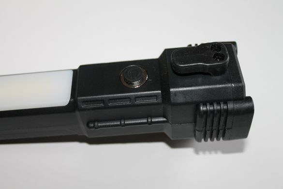 Потужний ручний світлодіодний акумуляторний ліхтар з повербанком BL-S007 склобоєм та магнітом фонарик