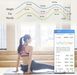 Смарт-ваги підлогові з додатком на смартфон smart bluetooth body fat scale