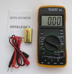 Цифровой мультиметр DT-9205A (модель 2016 года)