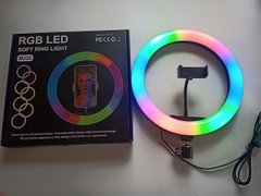 Светодиодная разноцветная кольцевая LED-лампа MJ-32 RGB