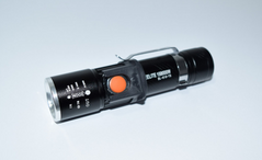Компактний ручний ліхтарик BL-616-T6 Zoom з usb зарядкою