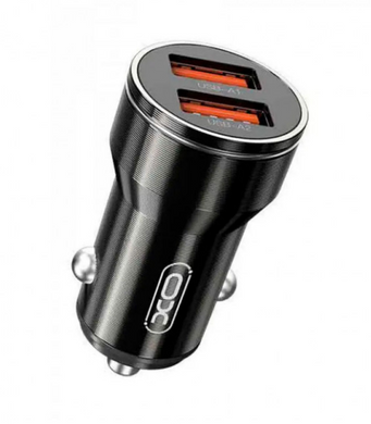 Автомобильное зарядное устройство 2.4A - 2 USB Fast charger в прикуриватель