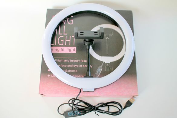 Кольцевая светодиодная лампа 26см лед кольцо