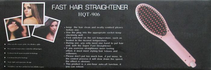 Расческа выпрямитель Fast Hair Straightener HQT-906