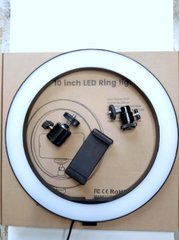 Хит Светодиодное LED кольцо 26см с держателем для телефона блогера лампа LED filling lamp