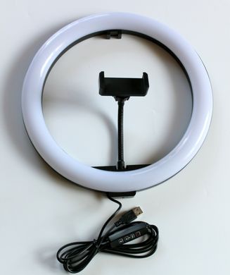 Светодиодная кольцевая лампа RGB MJ30 для селфи с держателем телефона