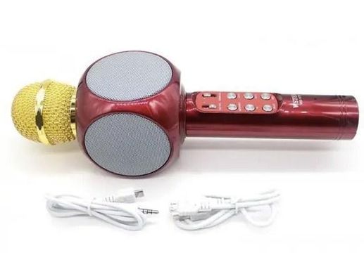 Беспроводной микрофон-караоке Bluetooth WS-1816 с подсветкой