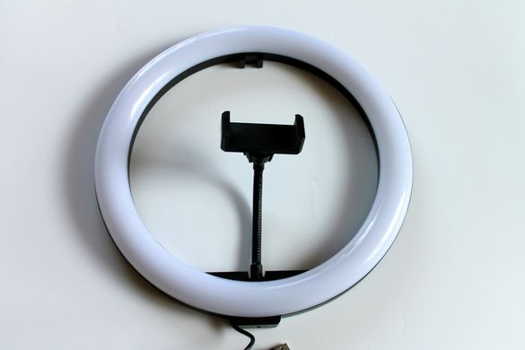 Світлодіодна кільцева лампа RGB MJ30 для селфі з тримачем телефону