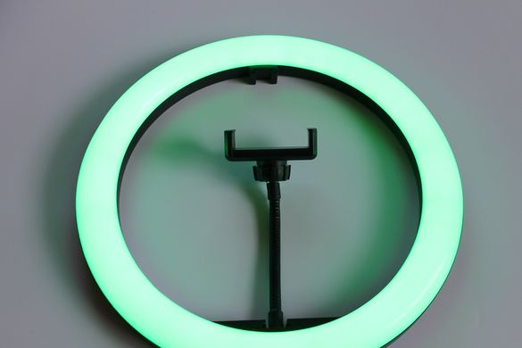 Светодиодная кольцевая лампа RGB MJ30 для селфи с держателем телефона