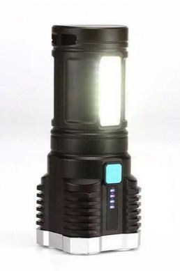 Ручний світлодіодний акумуляторний ліхтар лампа з індикатором заряду