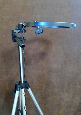 Професійний набір для блогера,кільцева LED лампа 26 см з тримачем для телефону і штатив 135см+пульт