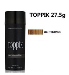 Загуститель для волос Toppik Hair Building Fibers light blonde пудра редких волос 27.5гр.