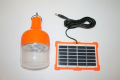 Акумуляторна лампа кемпінг світильник з сонячною панеллю настільний фонарик