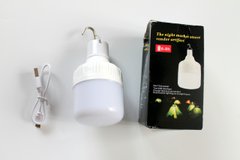 Фонарь светодиодный аккумуляторный кемпинговый подвесная лампа светильник с зарядкой от сети