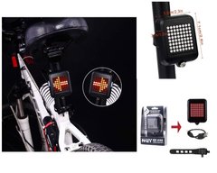 Задний велосипедный фонарь с поворотником и лазерной разметкой AQY-0100