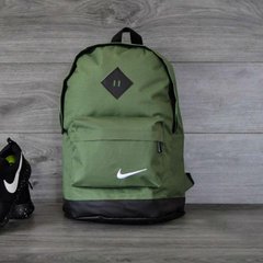 Стильный рюкзак NIKE (Найк). Зеленый; хаки с черным.