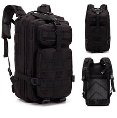 Черный тактический рюкзак 25 L сумка армейская Т 410 туристический
