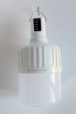 Аккумуляторная кемпинговая LED лампа 18W светильник с крючком фонарь светильник
