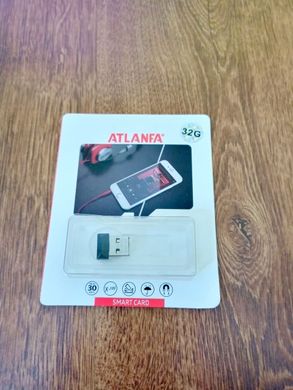 Компактна міні флешка 32GB Atlanfa USB флеш накопичувач