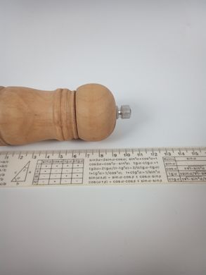 Перцемолка (мельниця) дерев'яна 10,5 см із керамічними жорнами