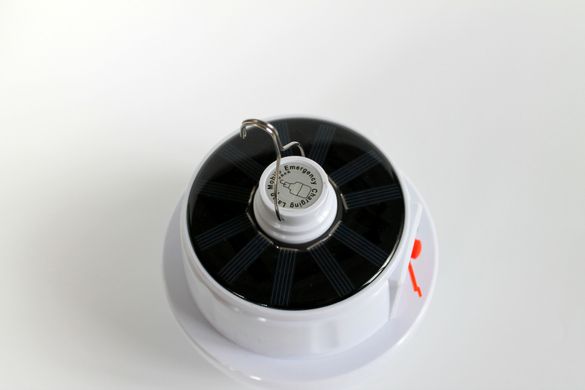 Акумуляторна лампа для кемпінгу на сонячній панелі ліхтарик фонарик BL-2026
