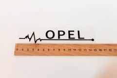 Наклейка на автомобиль Opel логотип на авто опель