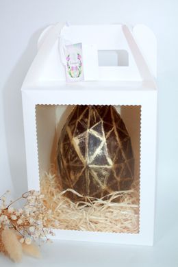 Шоколадное яйцо ручной работы сладкий подарок пасхальное шоколад