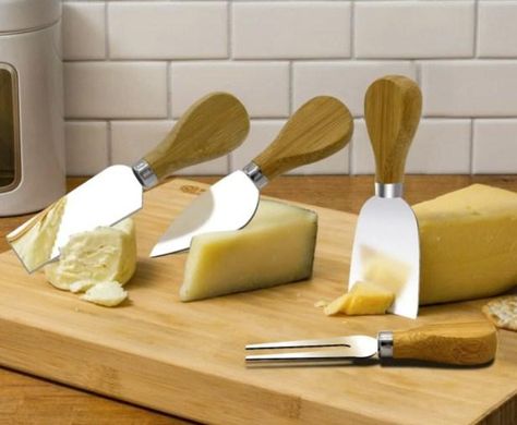 Набір ножів для сиру і нарізки Kitchen 4в1