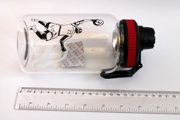 Спортивна пляшка NBA 650мл. скляна в чохлі нба