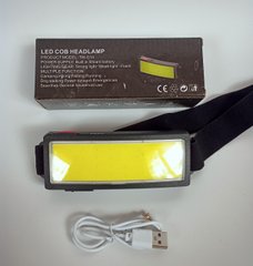 Світлодіодний налобний ліхтарик TM-G14 стрічковий з індикатором заряду