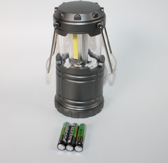 Туристичний кемпінговий ліхтар на батарейках LED лампа