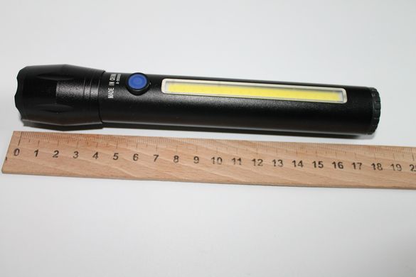 Мощный ручной фонарик BL-C63 аккумуляторный с боковой подсветкой
