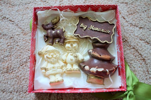 Шоколадный подарок ко дню Святого Николая сладкий