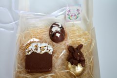Пасхальный шоколадный набор в подарочной коробке пасха яйцо шоколад
