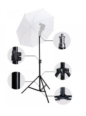 Складаний штатив підвищеної міцності 2 метри Durable Telescopic Stand 2m стійка для камери телефону фотостудії