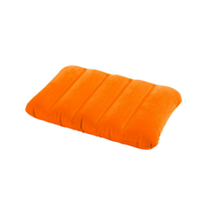 Подушка надувная оранжевая Intex 43 х 28 х 9 см