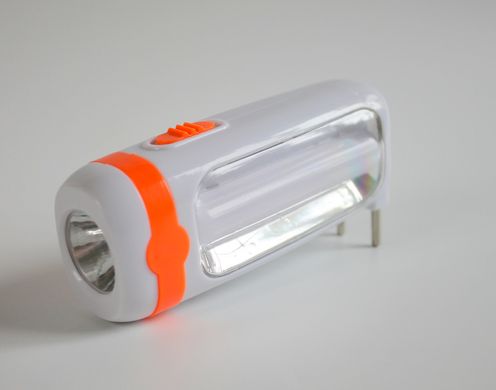 Ручной фонарик аккумуляторный с боковой панелью