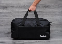 Спортивная; дорожная сумка рибок; Reebok с плечевым ремнем. Черная