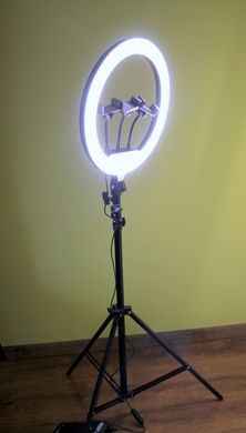 Набор блогера светодиодная кольцевая лампа 35см со штативом селфи кольцо