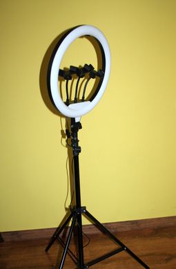 Набір блогера світлодіодна кільцева лампа 35см зі штативом селфі кільце