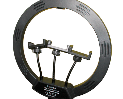 Набор блогера светодиодная кольцевая лампа 35см со штативом селфи кольцо