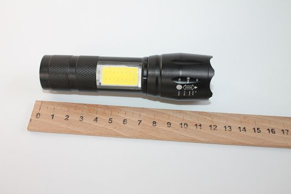 Ручной аккумуляторный фонарик BL-T6-29 с боковой панелью