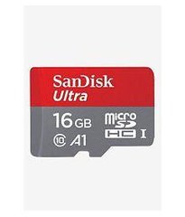 Карта пам'яті 16GB SanDisk microSD HC Ultra UHS-I Class 10 + SD adapter