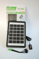 Портативна сонячна панель SOLAR PANEL CL-680 для заряджання смартфона