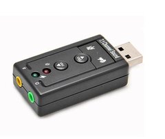 Внешняя звуковая карта USB 3D Sound card 7.1