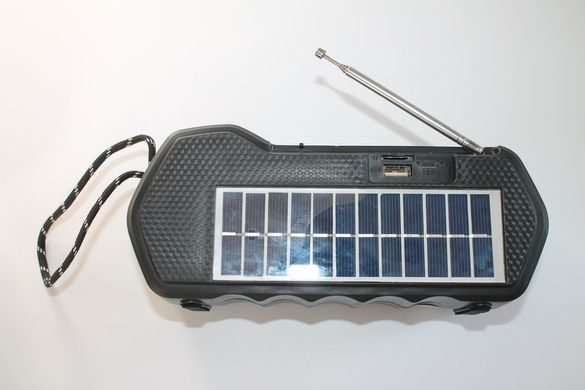 Радиоприемник с фонариком GD-LITE-11 - портативная солнечная система повербанк