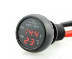 Цифровой авто термометр с вольтметром VST-706