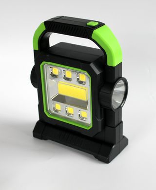 Светодиодный ручной фонарь с аккумулятором на солнечной батарее с Power Bank