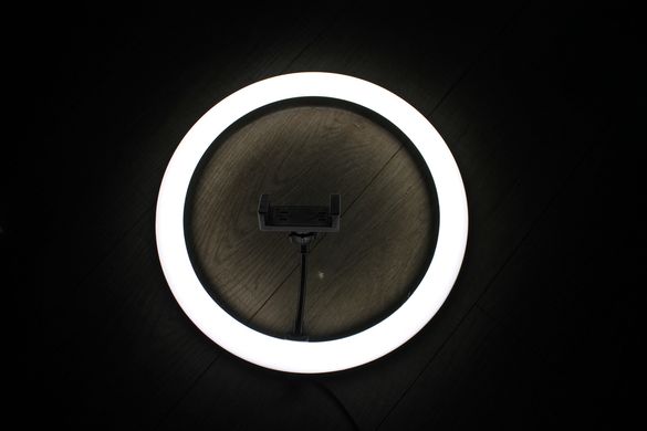 Селфи-лампа Led кольцо M-33см кольцевая с держателем для телефона